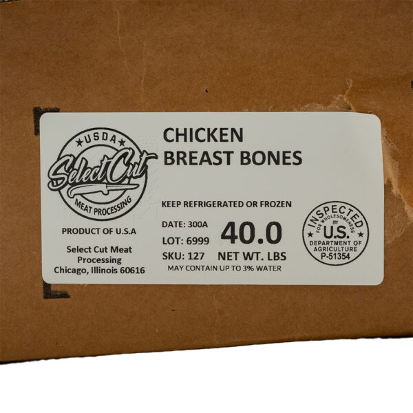 Chicken Breast Bones 40#