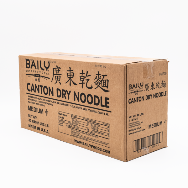 Canton Dry Noodle Medium 6×5#