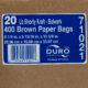 Brown Bag Short (20LB) 400PCS