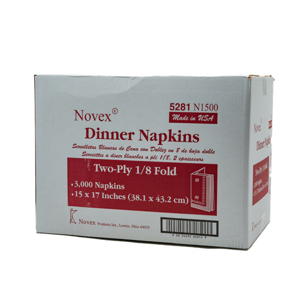 Dinner Napkin 2-ply 15″x17″ 3000PCS