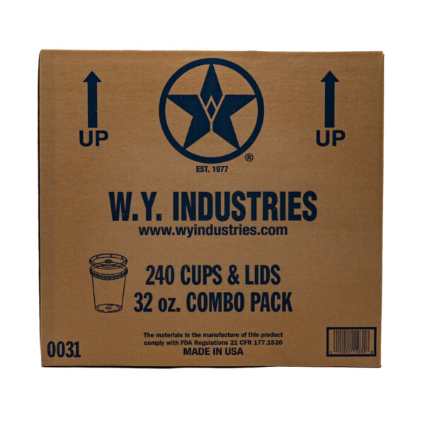 Plastic (32oz.) S32 & Lids Combo 240PCS