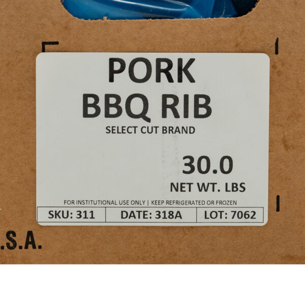 Pork BBQ Ribs 30#