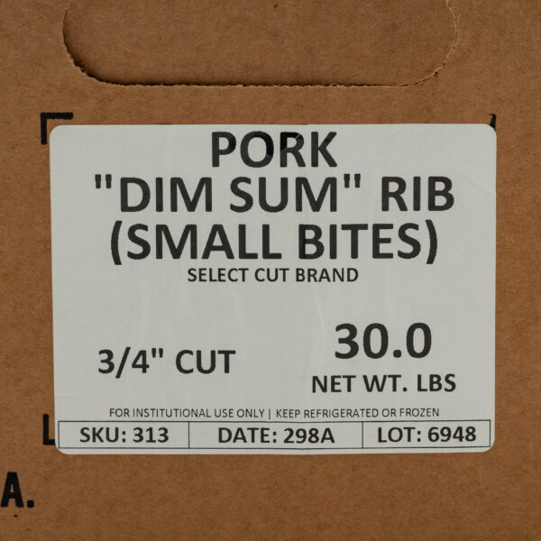 Pork Dim Sum Ribs (Small Bites) 3/4″ 30#