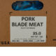 Pork FRZN Blade Meat 35#